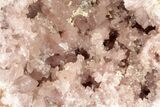 Sparkly, Pink Amethyst Geode Half - Argentina #195453-1